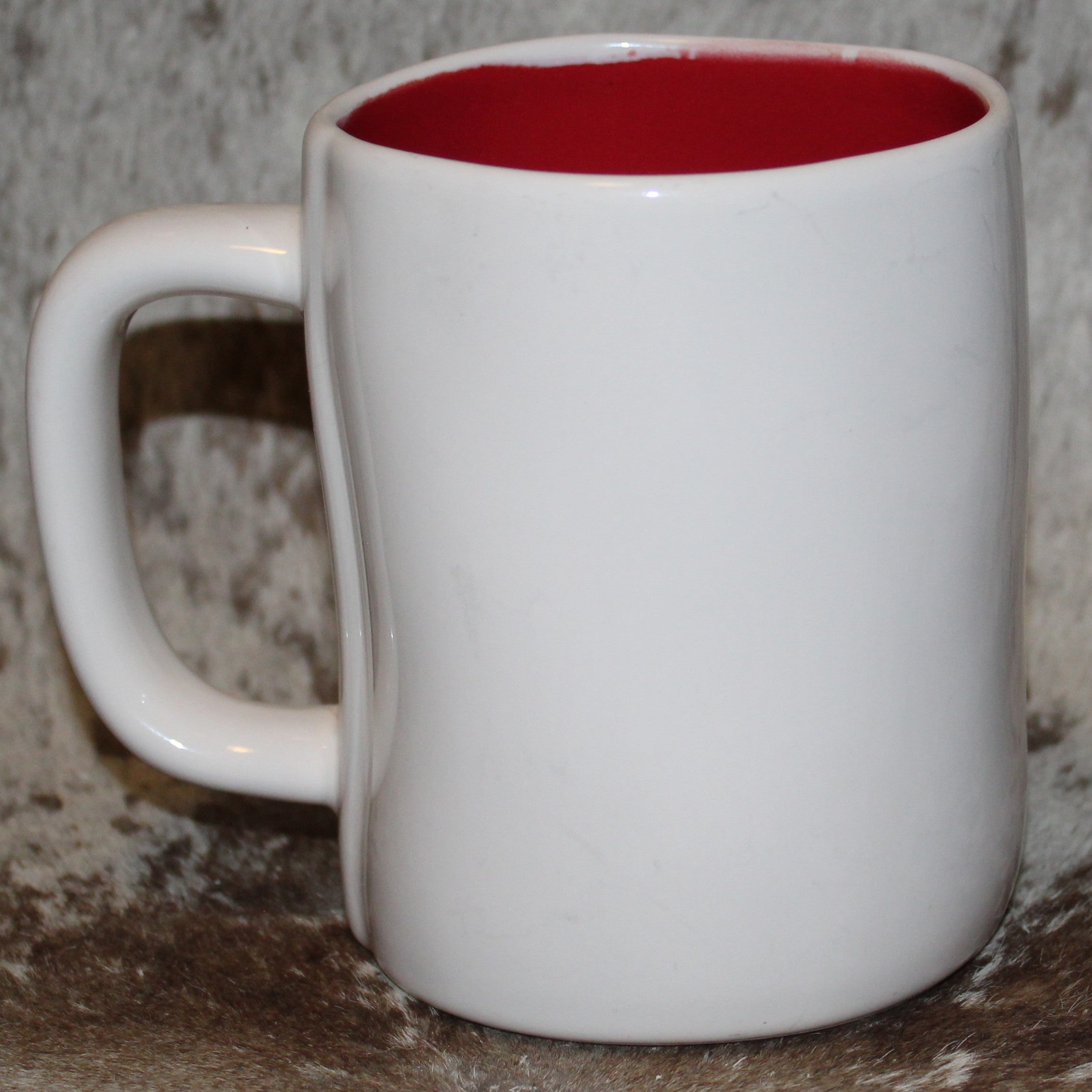 Rae Dunn BE MINE White Mug Watercolor