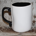 Rae Dunn HOCUS POCUS White Mug Black Handle