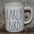 Rae Dunn EARLY BIRD White Mug