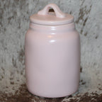 Rae Dunn LOVE Pink Baby Canister