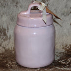 Rae Dunn Heart Iridescent Purple Micro Canister