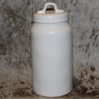 Rae Dunn KISSES White Tall Canister