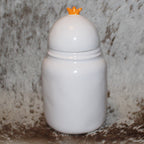 Rae Dunn PEEP PEEP White Canister with Chick Head Topper