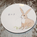 Rae Dunn Hop. With Rabbit Plate