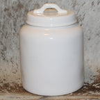 Rae Dunn GOOD EGG White Chubby Canister