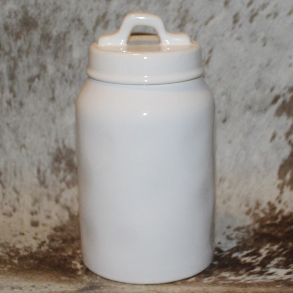 Rae Dunn EGG HUNT Medium White Canister