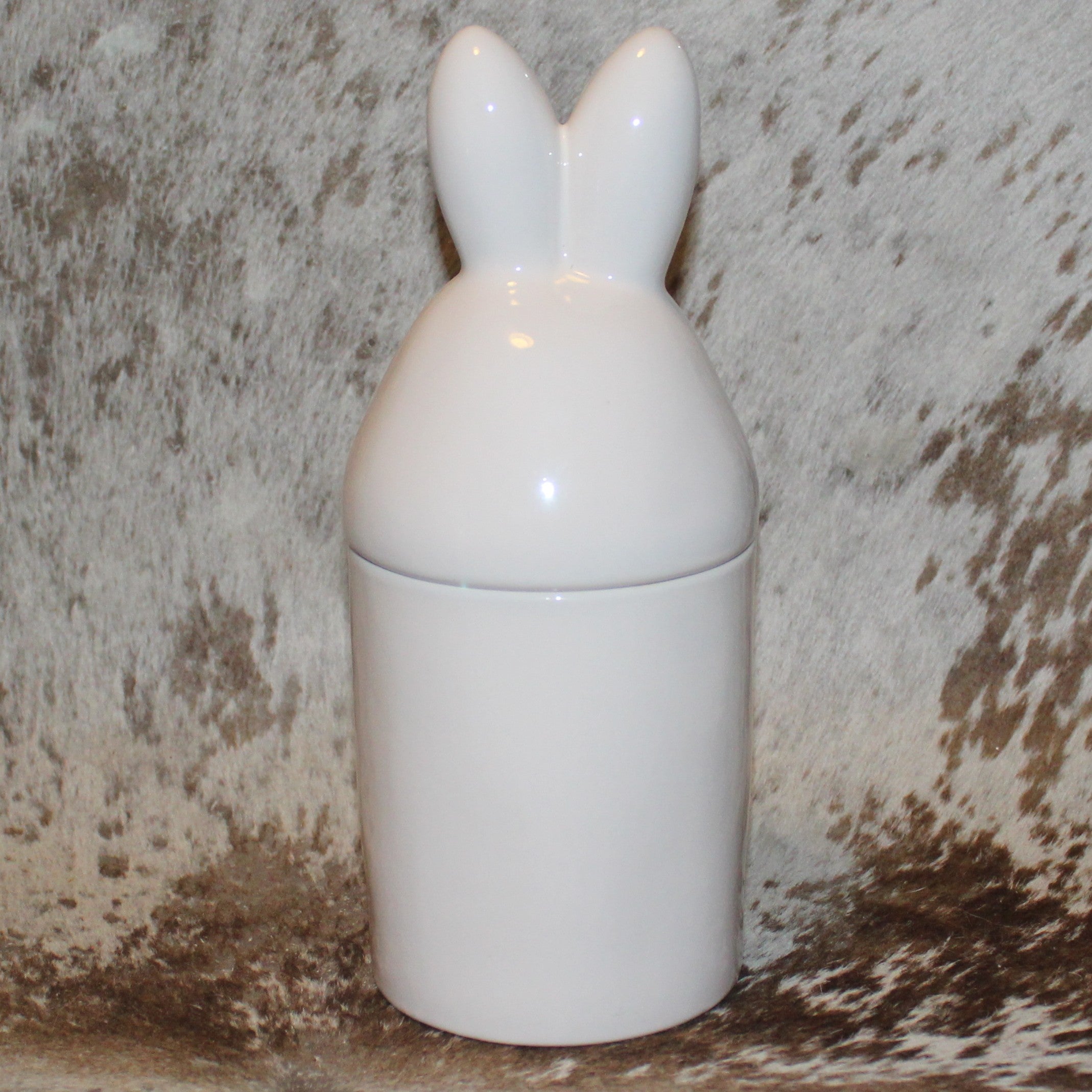 Rae Dunn THINGS Small Canister with Bunny Had Lid