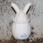 Rae Dunn SUGAR Sugar Jar with Bunny Head Topper