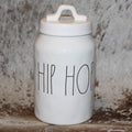 Rae Dunn HIP HOP Medium White Canister