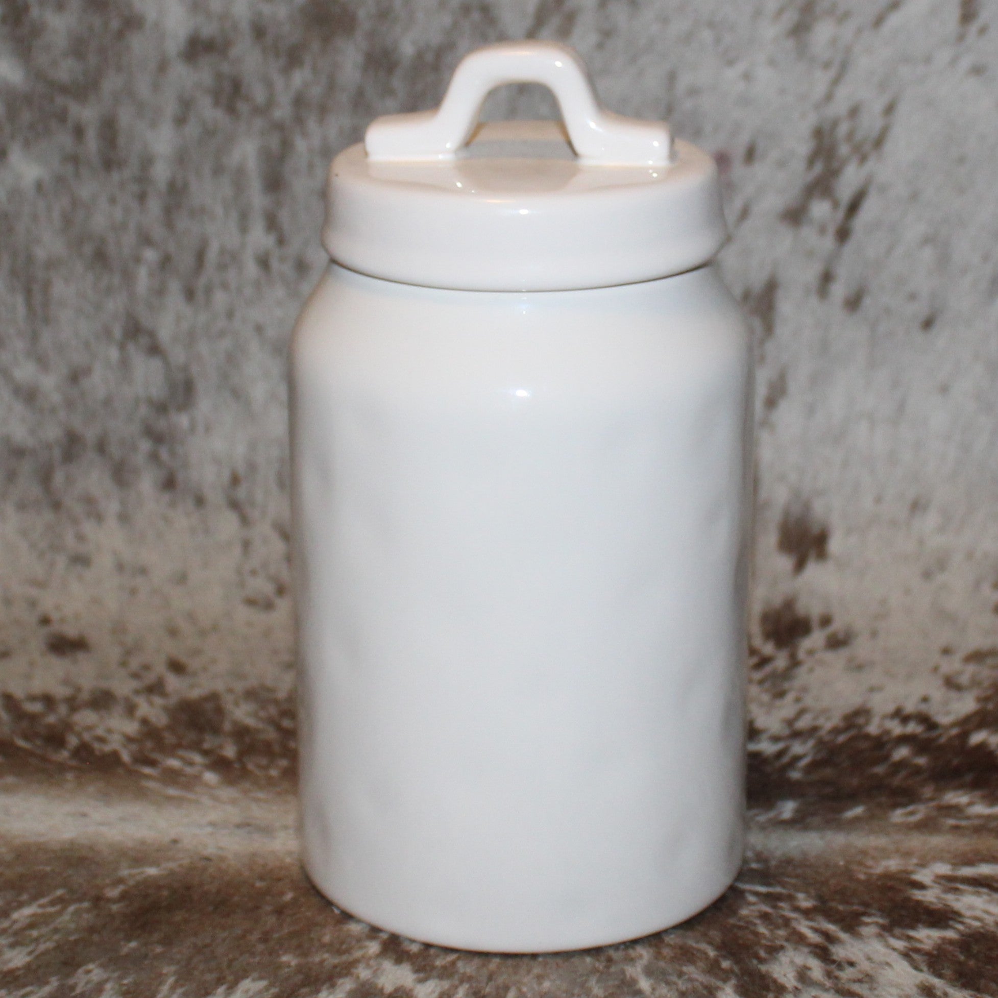 Rae Dunn HIP HOP Medium White Canister